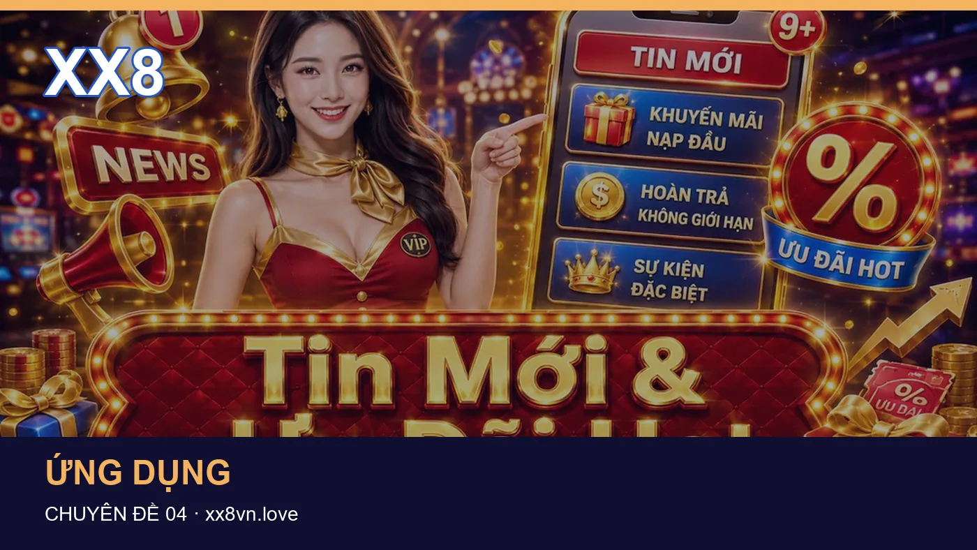 Đối chiếu nguồn và thời điểm cập nhật trong Ứng dụng của XX8